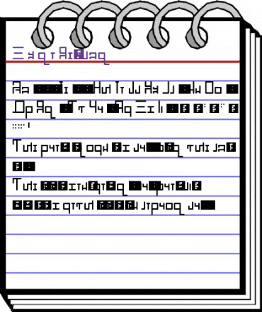 XQΫϲiQs Regular animated font preview XQΫϲiQs Regular animated font preview