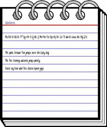 Xambora Regular animated font preview Xambora Regular animated font preview