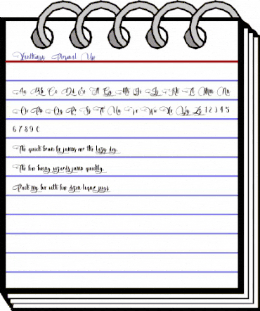 Xanthousy - Personal Use Regular animated font preview Xanthousy - Personal Use Regular animated font preview