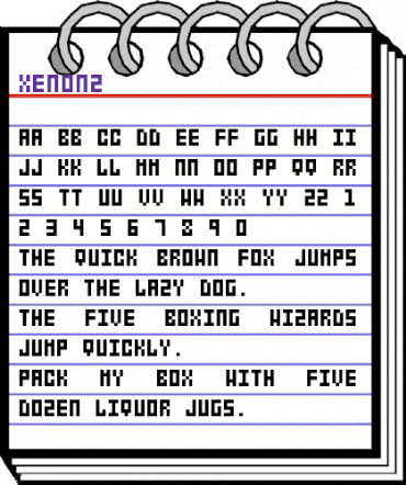 xenon2 Regular animated font preview xenon2 Regular animated font preview