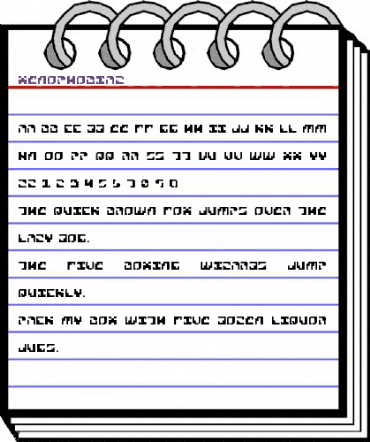 Xenophobia2 Regular animated font preview Xenophobia2 Regular animated font preview