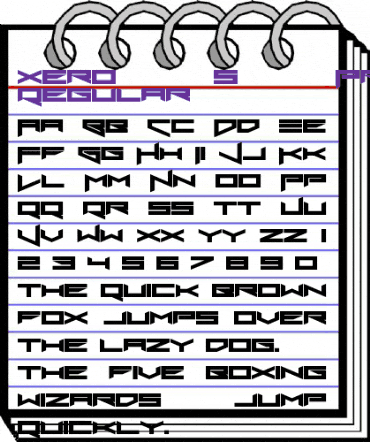 Xero's Proof Regular animated font preview Xero's Proof Regular animated font preview