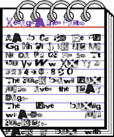Xerographer Fonts Medium animated font preview