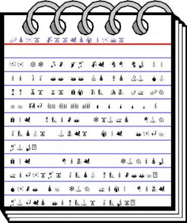 Xmas Essentials animated font preview Xmas Essentials animated font preview