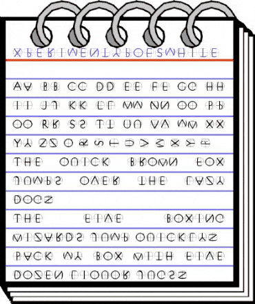 XperimentypoFSWhite Regular animated font preview XperimentypoFSWhite Regular animated font preview