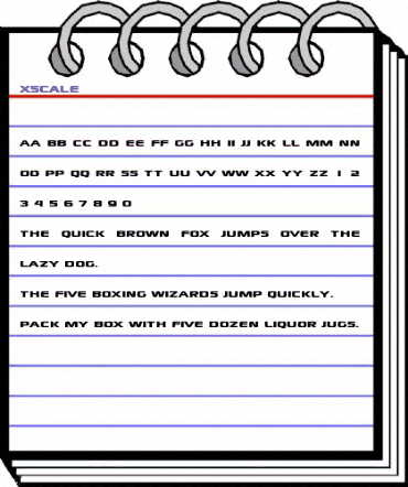 xscale Regular animated font preview xscale Regular animated font preview