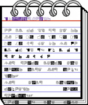 XSimpleHands Regular animated font preview XSimpleHands Regular animated font preview