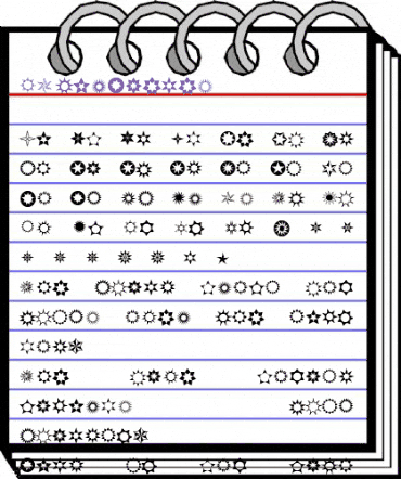 XStarPieces Regular animated font preview XStarPieces Regular animated font preview