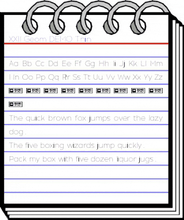 XXII Geom DEMO Thin animated font preview XXII Geom DEMO Thin animated font preview