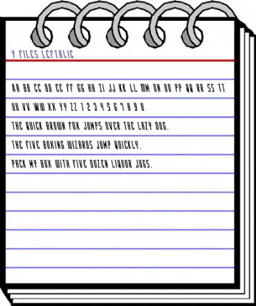 Y-Files Leftalic Italic animated font preview Y-Files Leftalic Italic animated font preview