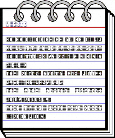 Y-Grid Regular animated font preview Y-Grid Regular animated font preview