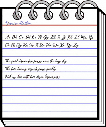 Yasmine Rothem Yasmine Rothem animated font preview