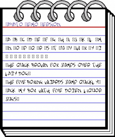 Yavato Demo Version Regular animated font preview Yavato Demo Version Regular animated font preview