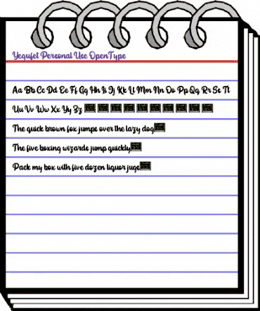 Yegufet Personal Use animated font preview Yegufet Personal Use animated font preview