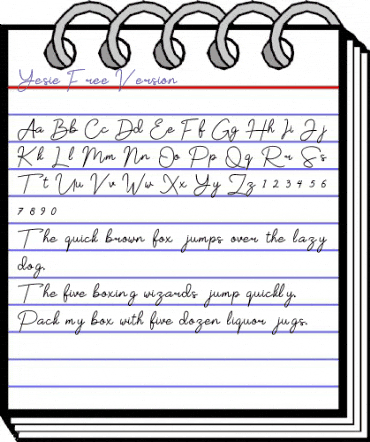 Yesie Regular animated font preview Yesie Regular animated font preview