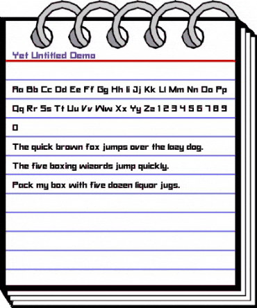 Yet Untitled Demo Regular animated font preview Yet Untitled Demo Regular animated font preview