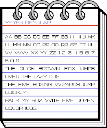 Yeysk Regular animated font preview Yeysk Regular animated font preview