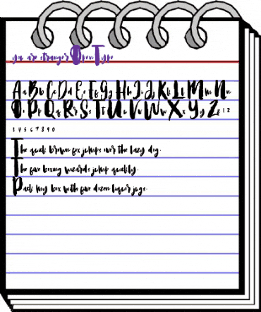 you are stranger Regular animated font preview you are stranger Regular animated font preview
