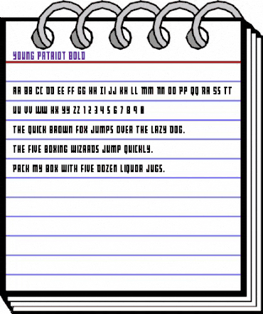 Young Patriot Bold Bold animated font preview Young Patriot Bold Bold animated font preview