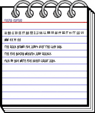 Young Zaphod Regular animated font preview Young Zaphod Regular animated font preview