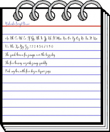 Yulinda Script Demo Regular animated font preview Yulinda Script Demo Regular animated font preview