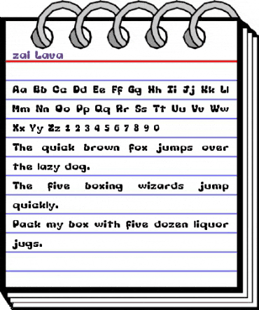 zai Lava Regular animated font preview zai Lava Regular animated font preview