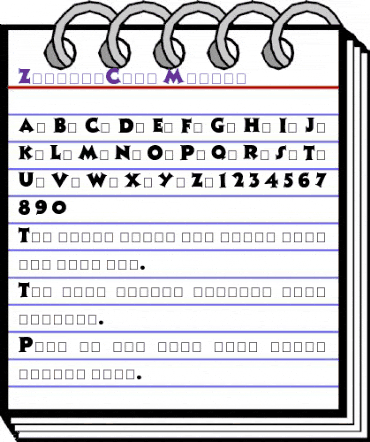 ZaleskiCaps Medium animated font preview ZaleskiCaps Medium animated font preview