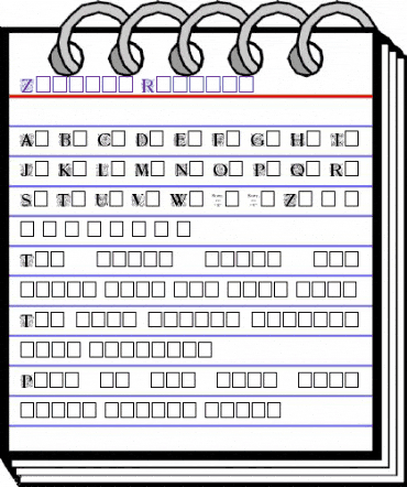 Zallman Regular animated font preview Zallman Regular animated font preview