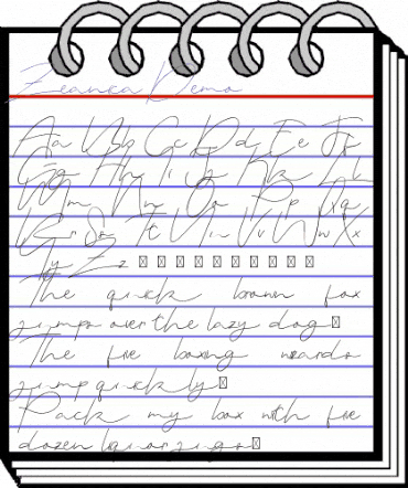 Zeanica Demo Regular animated font preview Zeanica Demo Regular animated font preview