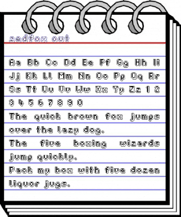 zedfox out Regular animated font preview zedfox out Regular animated font preview