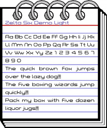 Zelta-Six Demo Light Regular animated font preview Zelta-Six Demo Light Regular animated font preview