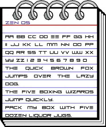 Zen Os Regular animated font preview Zen Os Regular animated font preview