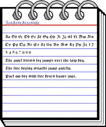 ZenFraxFreestyle Regular animated font preview ZenFraxFreestyle Regular animated font preview