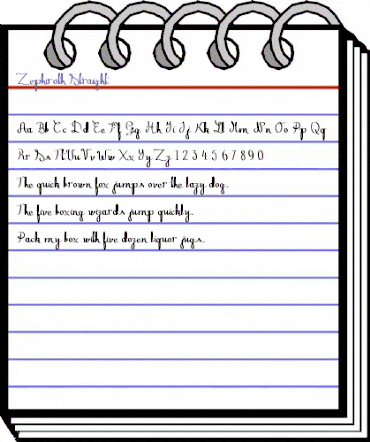 Zephiroth Straight animated font preview Zephiroth Straight animated font preview