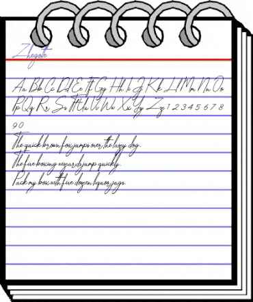 Zhegotte Regular animated font preview Zhegotte Regular animated font preview