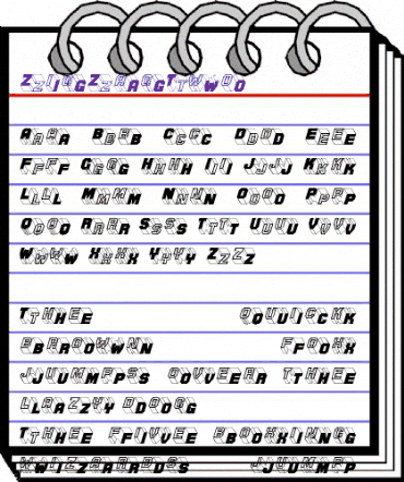 ZigZagTwo Regular animated font preview ZigZagTwo Regular animated font preview