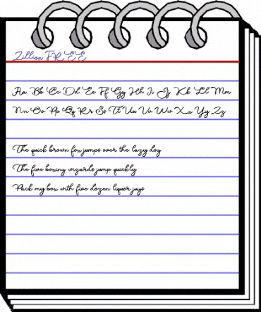 Zillion FREE Regular animated font preview