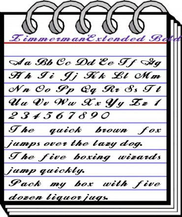 ZimmermanExtended Bold animated font preview ZimmermanExtended Bold animated font preview