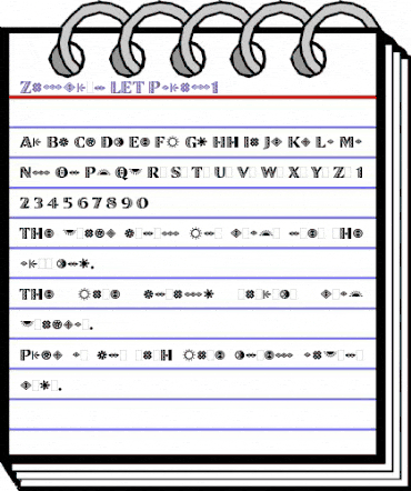 Zinjaro LET Plain animated font preview Zinjaro LET Plain animated font preview