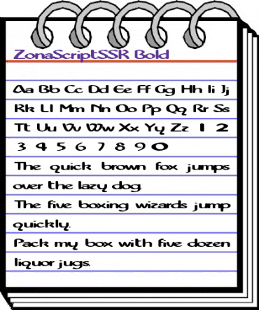 ZonaScriptSSK Bold animated font preview ZonaScriptSSK Bold animated font preview