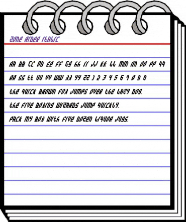 Zone Rider Italic Italic animated font preview Zone Rider Italic Italic animated font preview