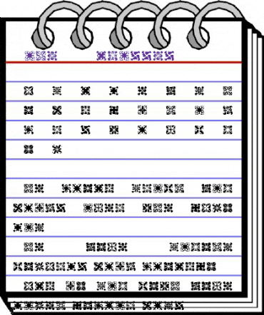 Zone23_crosses Normal animated font preview Zone23_crosses Normal animated font preview