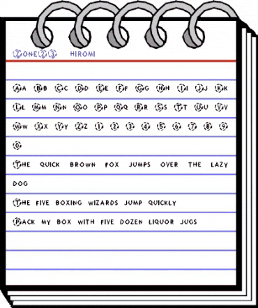 Zone23_hiromi Normal animated font preview Zone23_hiromi Normal animated font preview