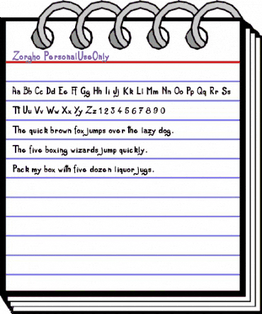 Zorgho_PersonalUseOnly Regular animated font preview Zorgho_PersonalUseOnly Regular animated font preview