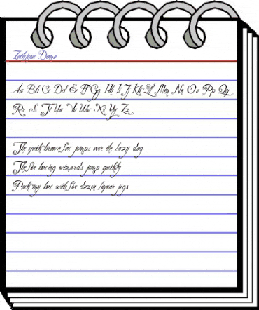 Zothique Demo Regular animated font preview Zothique Demo Regular animated font preview