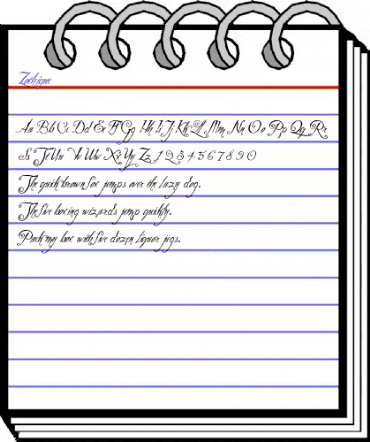 Zothique Regular animated font preview Zothique Regular animated font preview