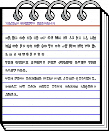 Zounderkite Chrome Regular animated font preview Zounderkite Chrome Regular animated font preview