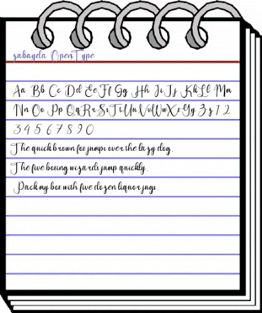 zubayda Regular animated font preview zubayda Regular animated font preview
